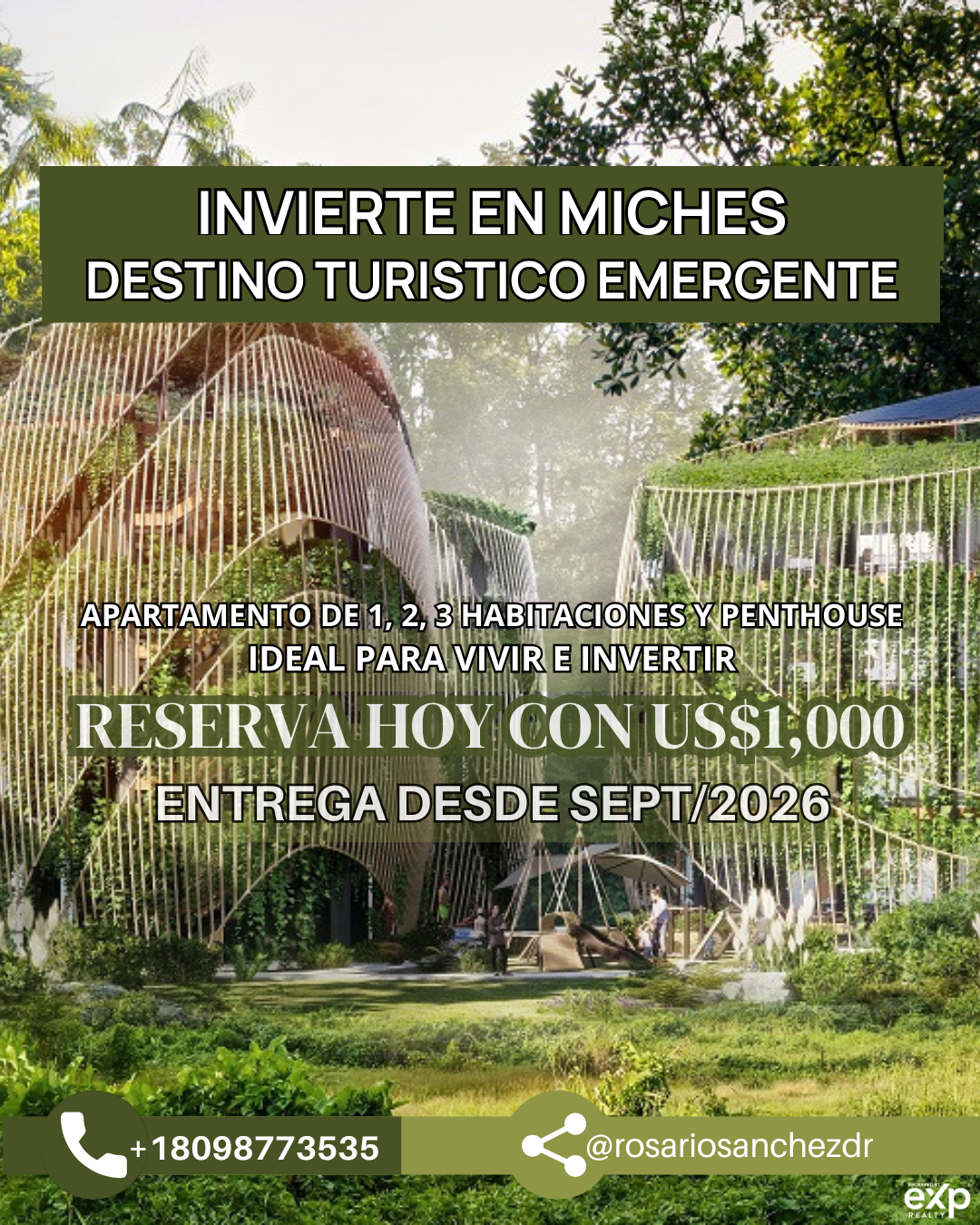 Apartamento en Construccion en Miches con Rosario Sanchez DR Broker Inmobiliario by eXp Republica Dominicana
